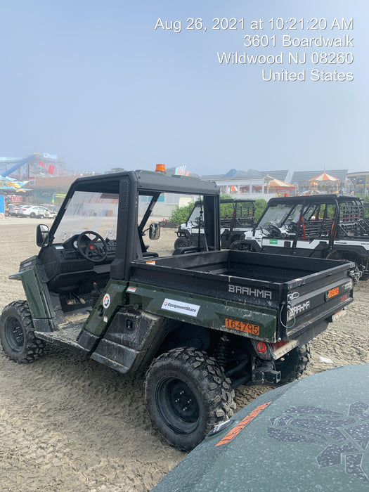 2021 Yanmar YU1000 Canopy, Steel Wheel, Poly WindShield, Beacon, Backup Alarm