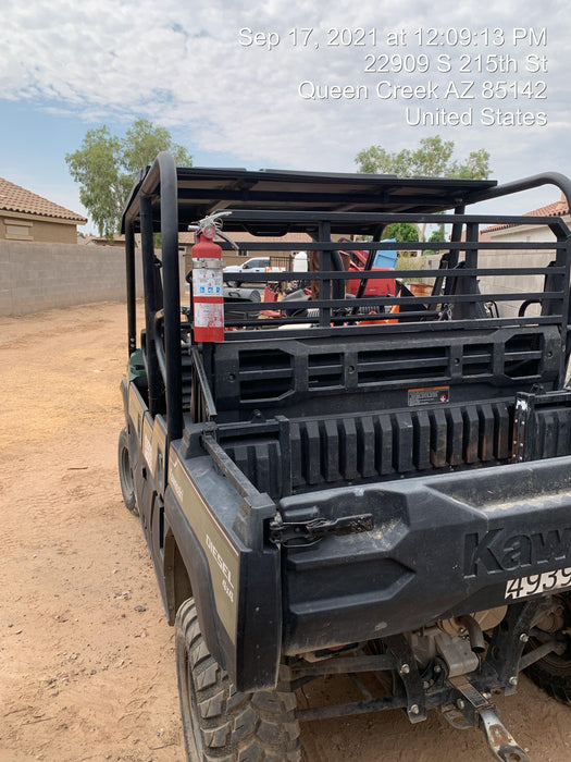 2019 Kawasaki Mule PRO-DXT Standard Options, Backup Alarm, Beacon, Plastic Hard Top, Poly Windshield, Horn Kit