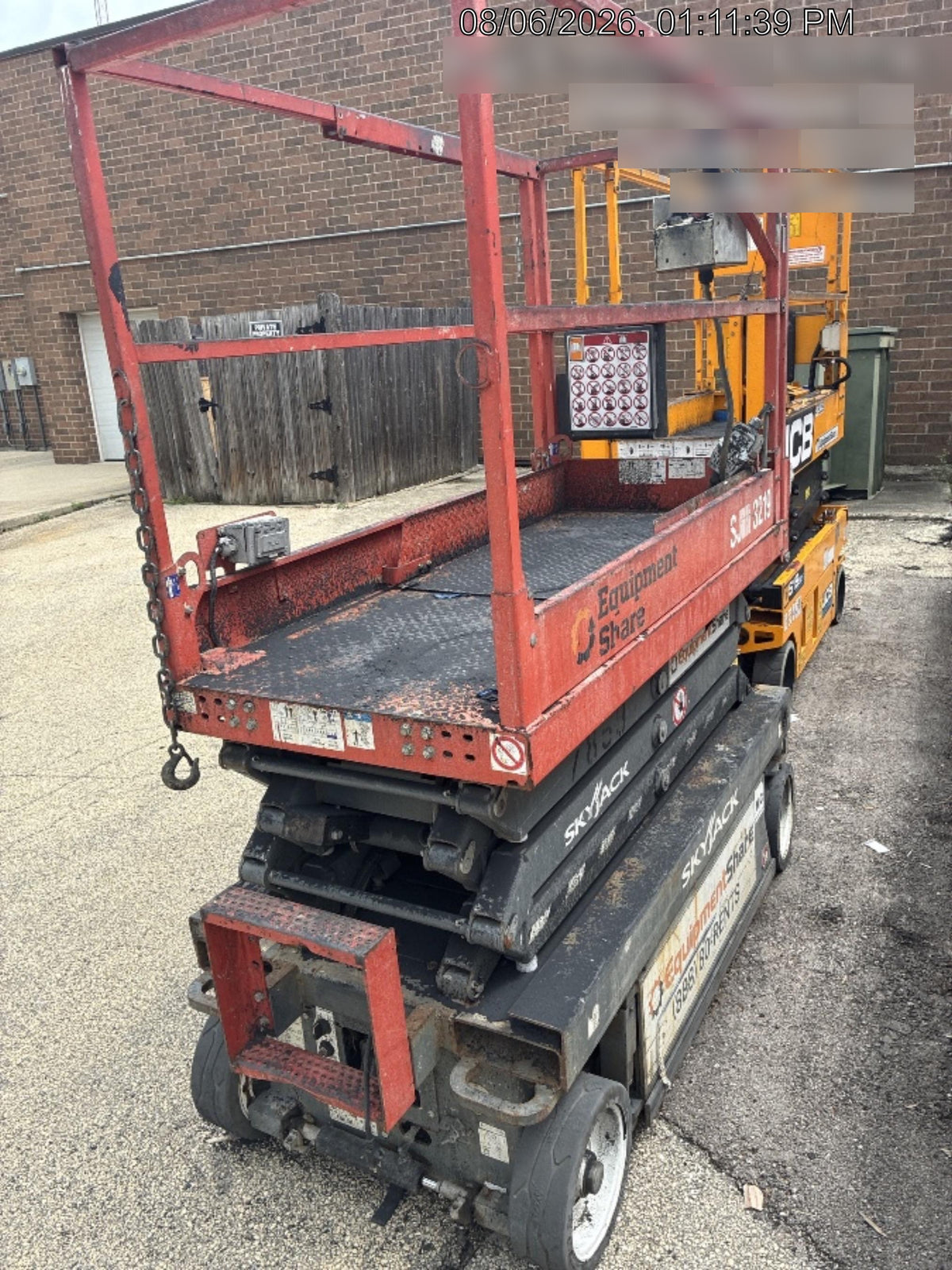 2018 Skyjack SJIII-3219 Skyjack SJIII3219 Scissor Lift w/Trojan Batteries