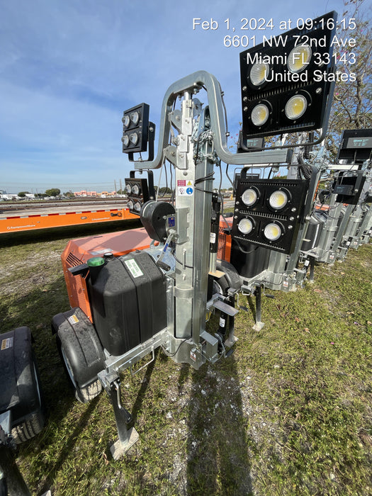 2023 Wanco WLTT-4MM4K Diesel, Deep Sea Controller, Shore Power Plug, Auto Start, (4) 350W LED Floodlights, 4kW Generator, 60 Gal Fuel Tank, 2" Ball, T3