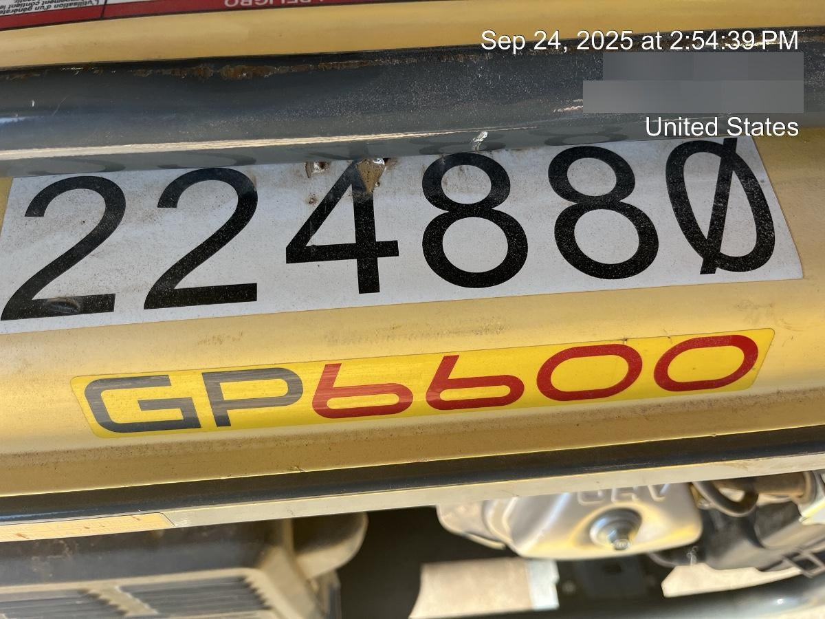 2022 WACKER NEUSON GP6600A