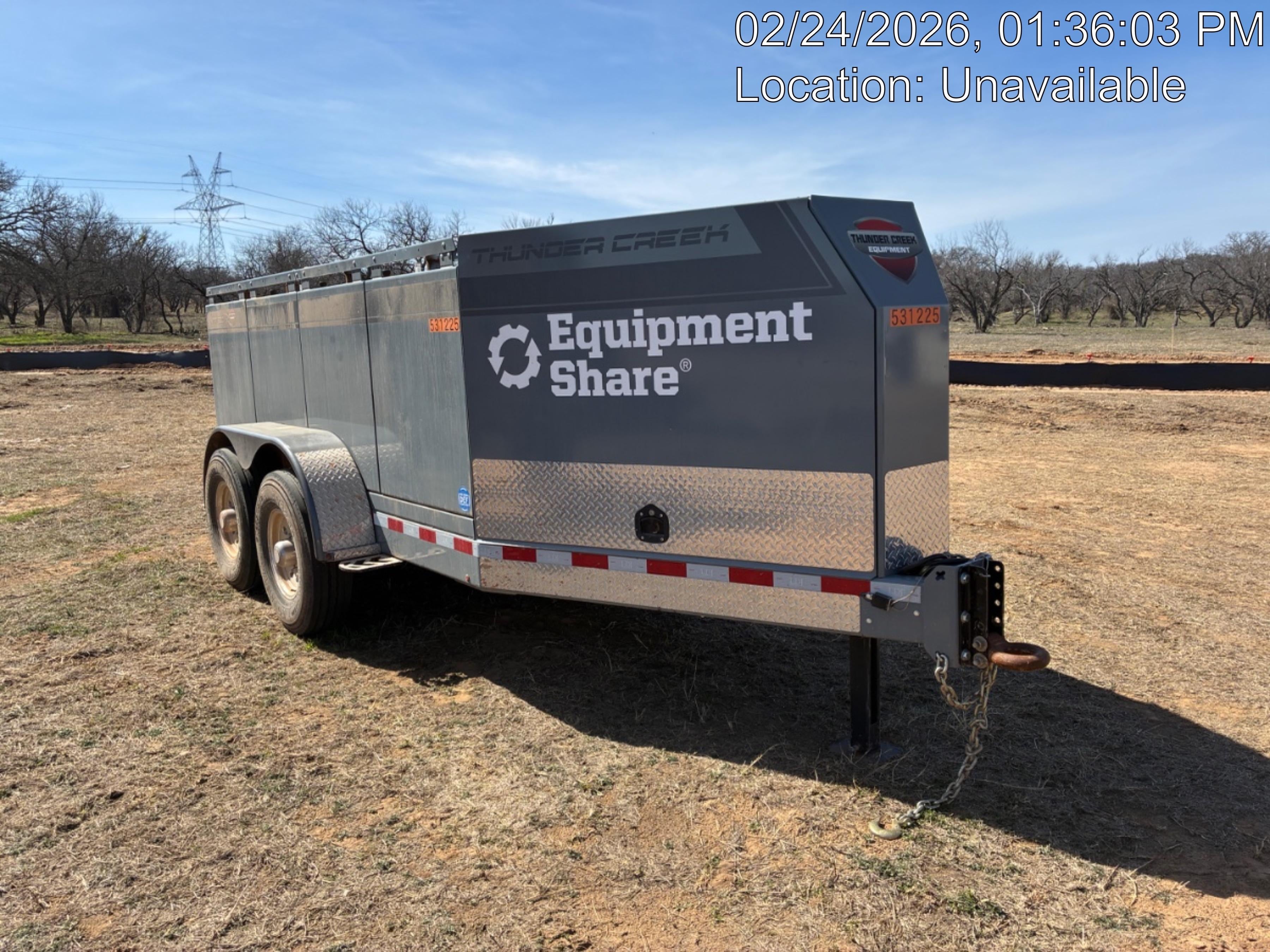 2025 THUNDER CREEK MTT920 - Hazmat not required