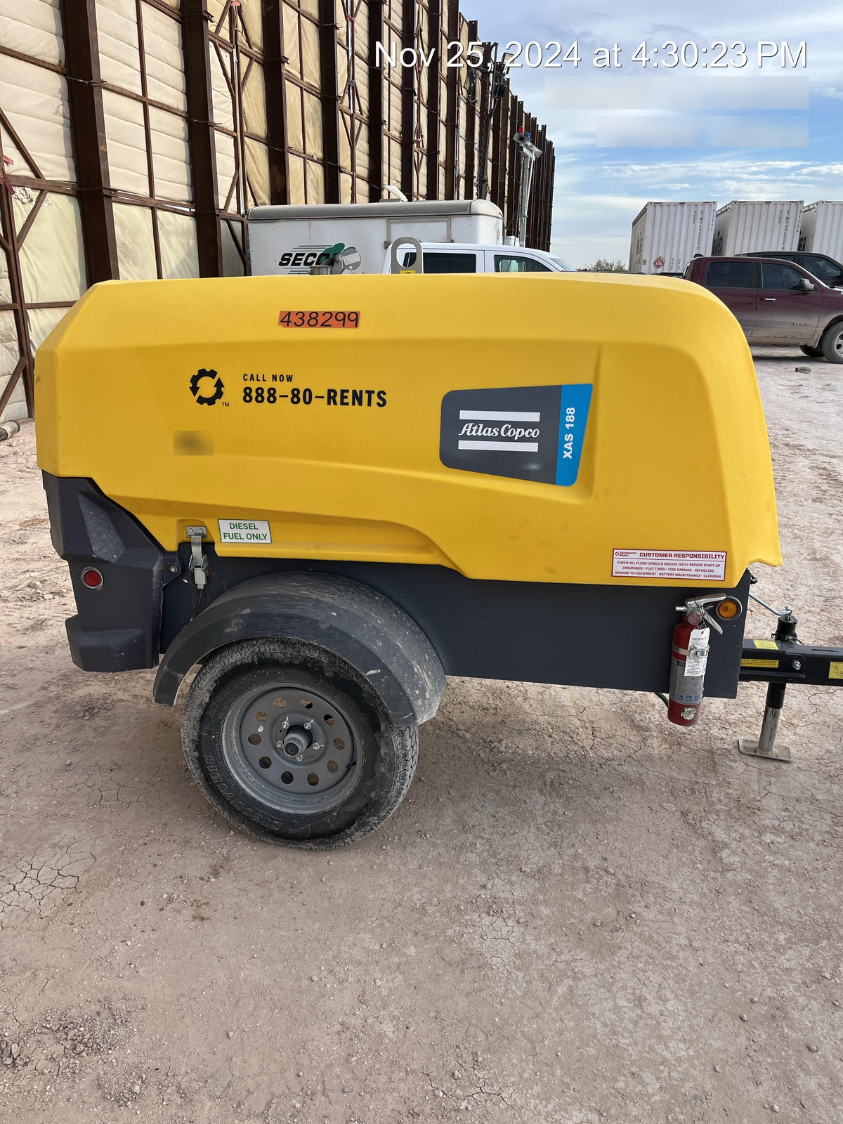 2024 ATLAS COPCO XAS188 CWK