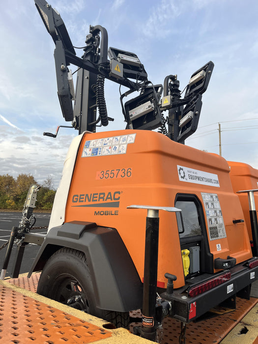 2023 Generac MLT2 Diesel, Flex Switch 120V Input, Powerzone Controller, 
(4) 320W LED Lights, 4kW Generator, 39.9 Gal Fuel Tank, 2" Ball, T3
