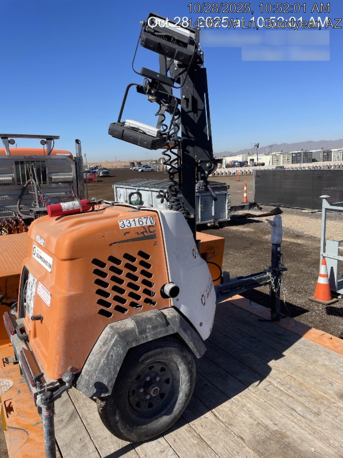2023 Generac MLT2 Diesel, Flex Switch 120V Input, Powerzone Controller, (4) 320W LED Lights, 4kW Generator, 39.9 Gal Fuel Tank, 2" Ball, T3