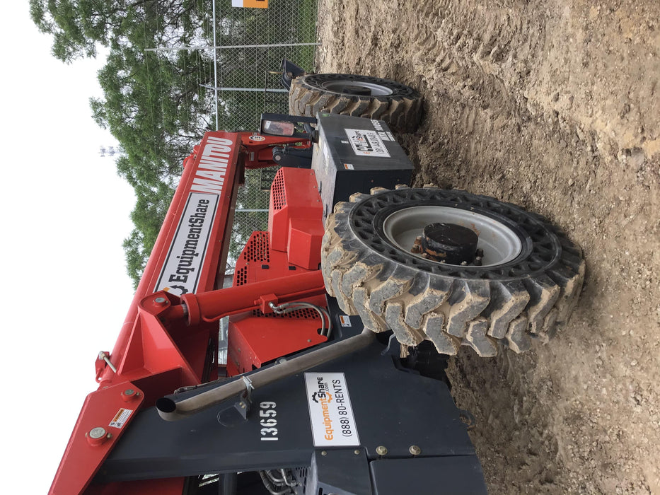 2018 Manitou MTA10055 MTA10055 - 120 HP T4, Canopy, Worklights/Strobe, Beacon, 66" Carriage, 60" Forks, Solid Tires, Lift Hook, Aux Hydraulics