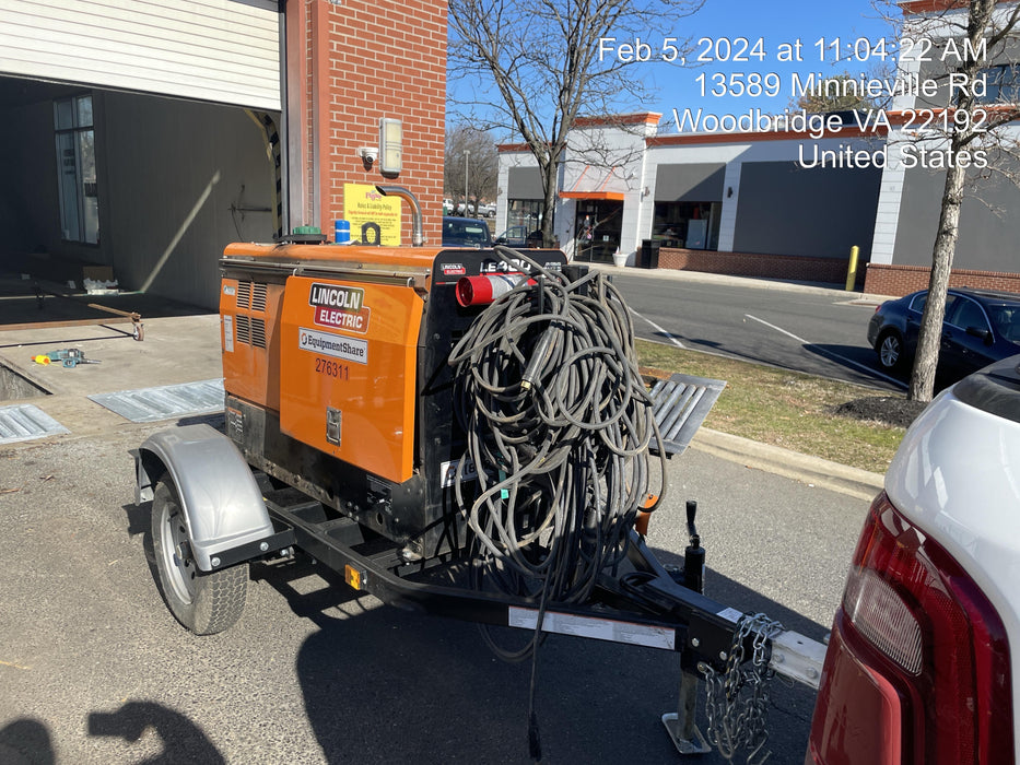 2022 Lincoln Electric LE400 Kubota V1505, Trlr, Cable Rack, Light Kit, ES Decals, T3