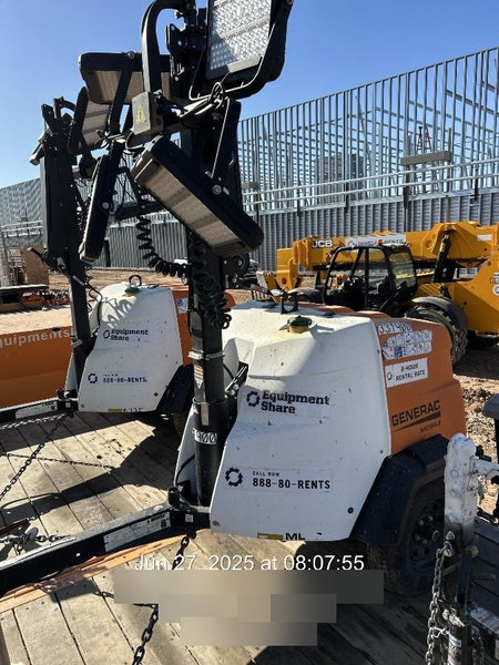 2023 Generac MLT2 Diesel, Flex Switch 120V Input, Powerzone Controller, (4) 320W LED Lights, 4kW Generator, 39.9 Gal Fuel Tank, 2" Ball, T3