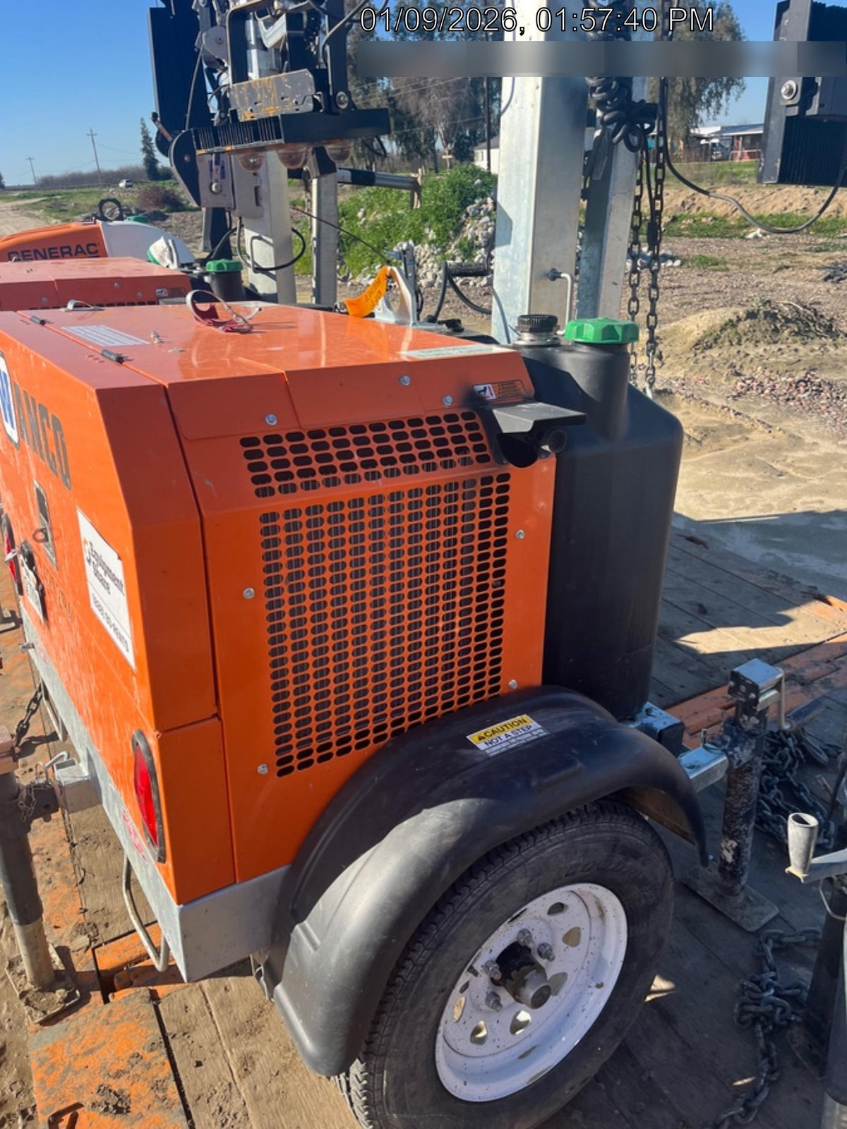 2024 Wanco WLTT-4MM4K Diesel, Deep Sea Controller, Shore Power Plug, Auto Start, (4) 350W LED Floodlights, 4kW Generator, 60 Gal Fuel Tank, 2" Ball, T3