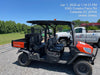 2022 Kubota RTV-X1140W-H Plastic Canopy, Windshield Acrylic Clear, LED Strobe Light, Wire Harness Kit, Back up Alarm