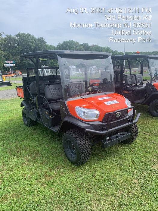 2021 Kubota RTV-X1140W-H Plastic Canopy, Windshield Acrylic Clear, LED Strobe Light, Wire Harness Kit, Back up Alarm