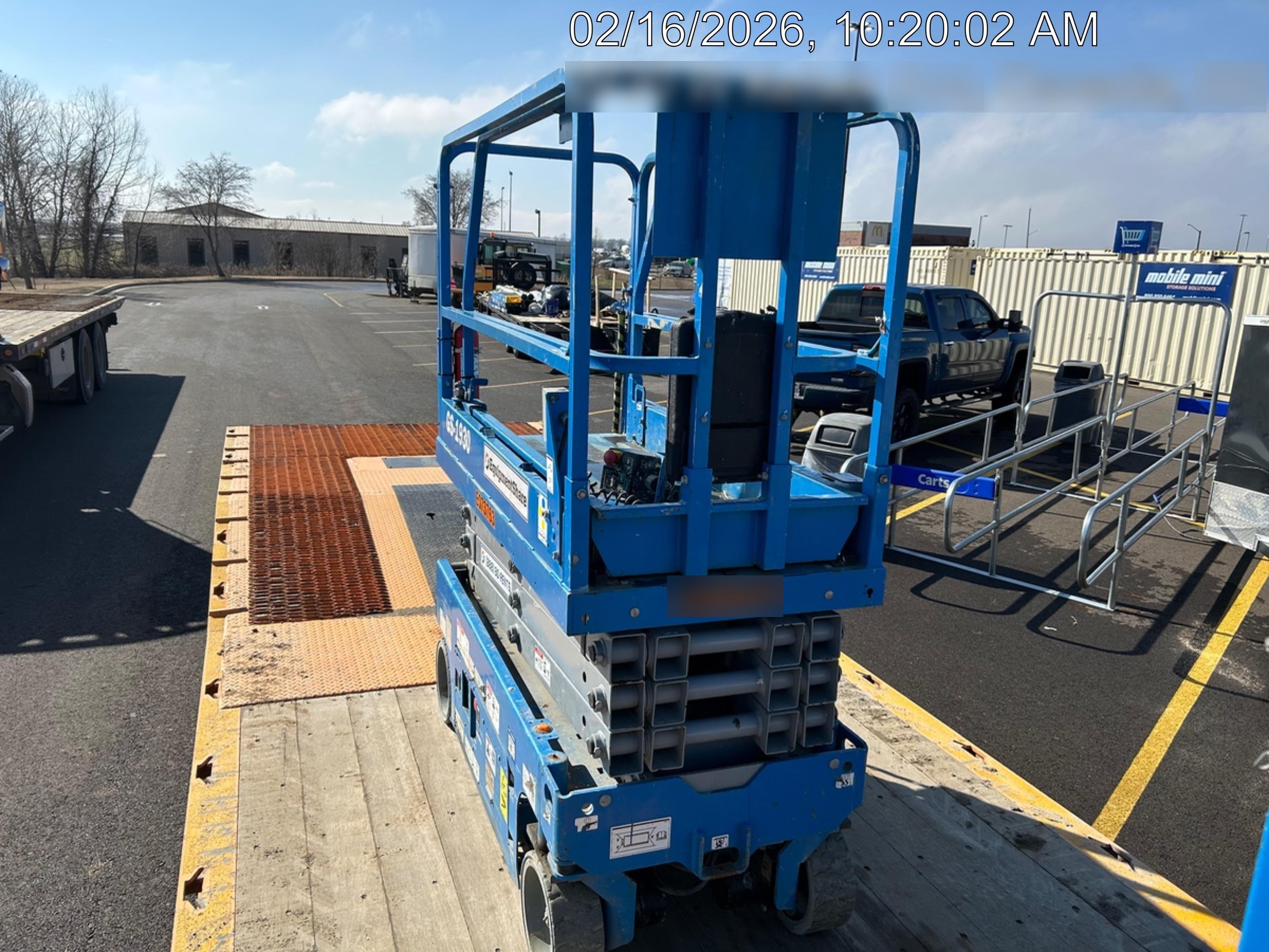 2020 Genie GS-1930 Fixed rails with chain entry gate - Pre A92.20