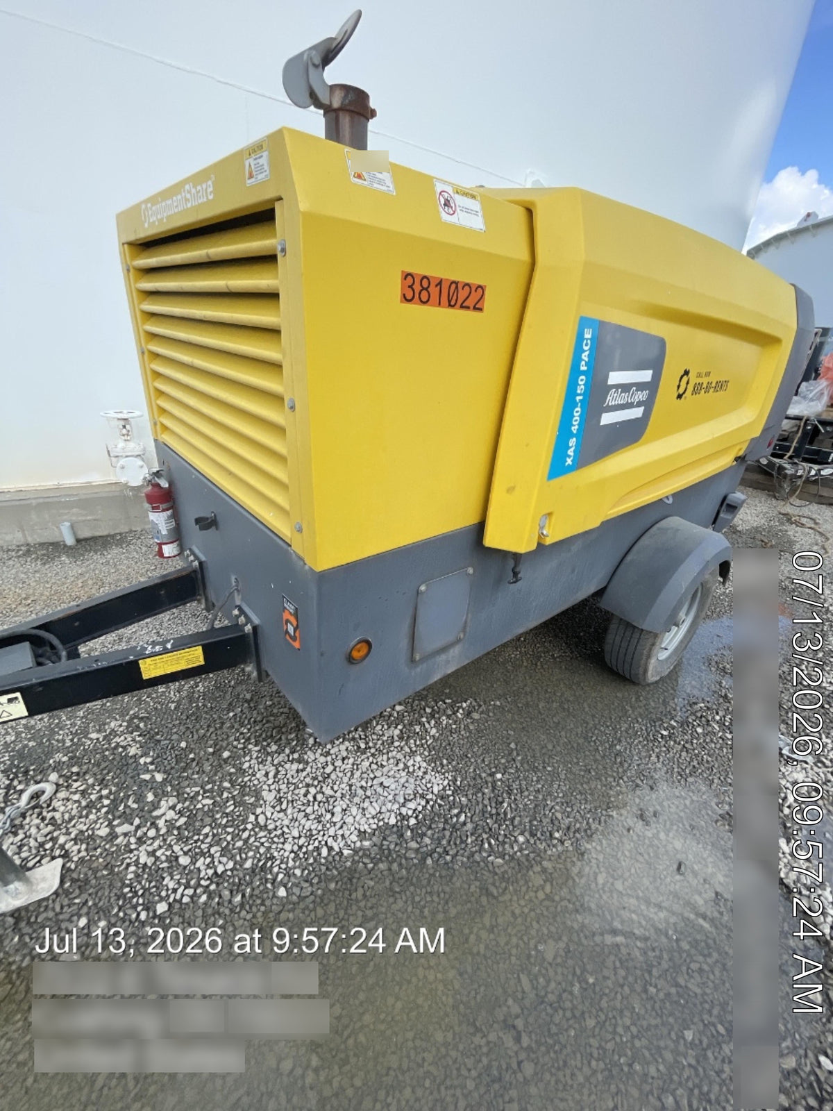 2023 ATLAS COPCO XAS 400-150 PACE