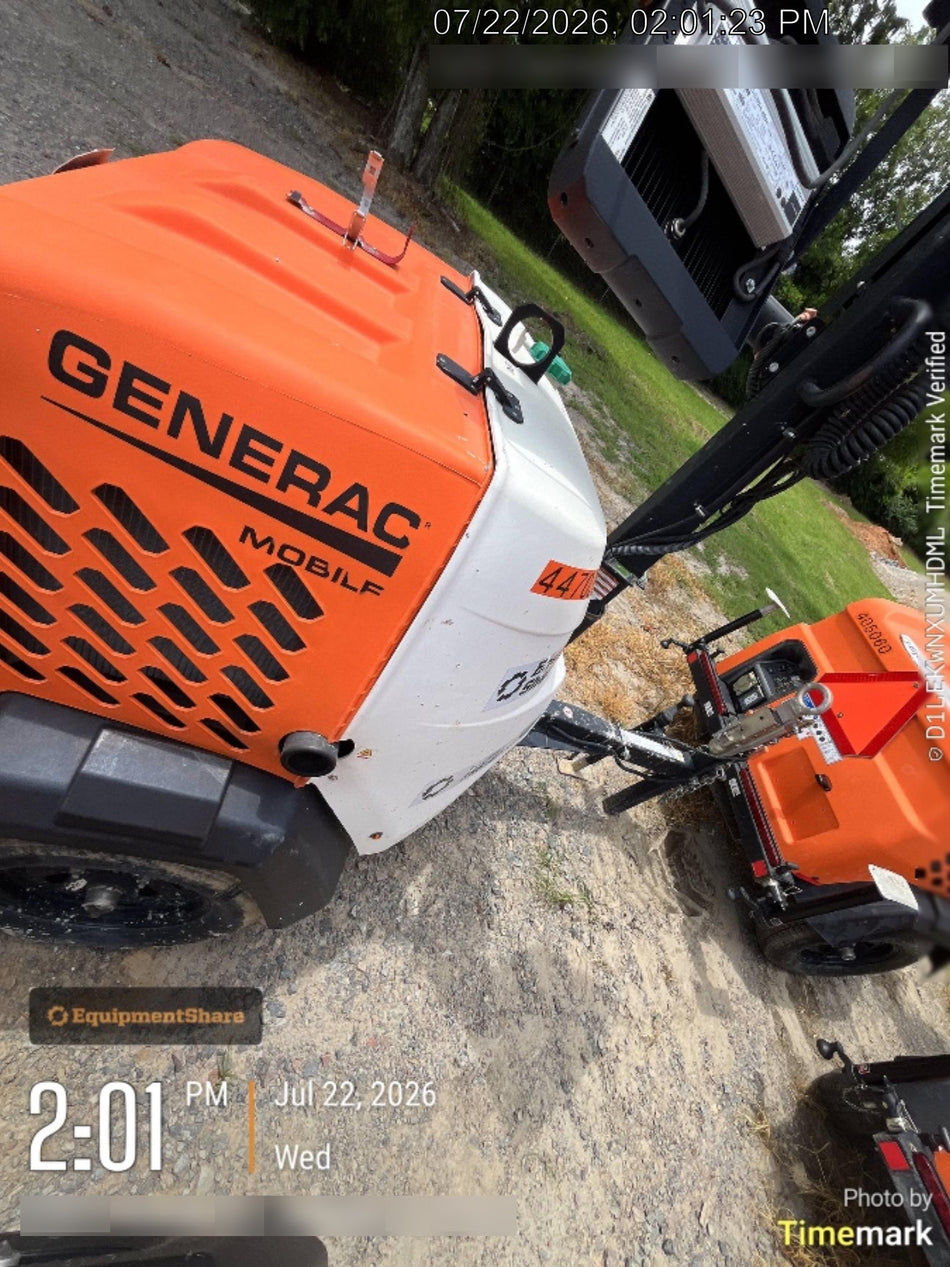 2024 Generac MLT6SKDS-STD4 ELEC WINCH Diesel, Electric Winch Mast, Powerzone Controller, (4) 320W LED Lights, 4kW Generator, 39.9 Gal Fuel Tank, 2" pintle, T3