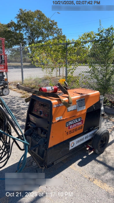 2021 Lincoln Electric Ranger 305 LPG LPG One-Pak (includes undercarriage, tank holder & tank strap) ORANGE