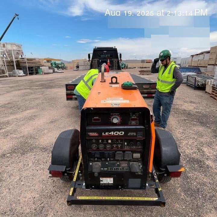 2023 Lincoln Electric LE400 Kubota V1505, Trlr, Cable Rack, Light Kit, ES Decals, T3