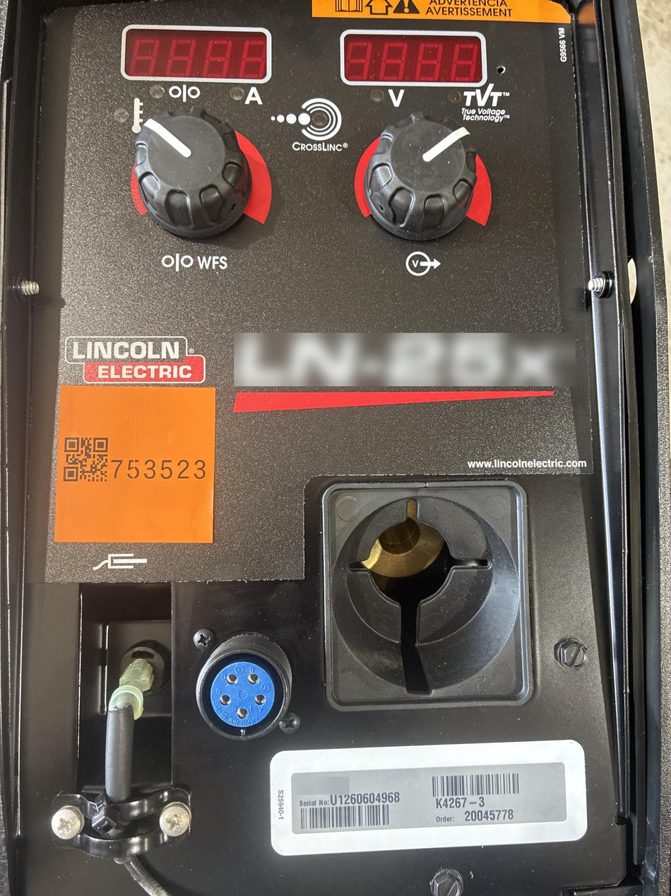 2026 LINCOLN ELECTRIC LN-25X w/Flowmeter