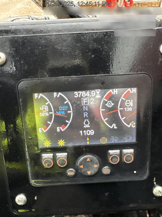 2019 Manitou MTA10055 Canopy, 120 HP, Solid Tires, Work Lights, Lift Hook, Auxiliary Hydraulics 66" Carriage and 60" Forks