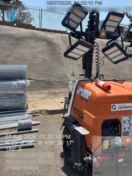 2023 Generac MLT2 Diesel, Flex Switch 120V Input, Powerzone Controller, (4) 320W LED Lights, 4kW Generator, 39.9 Gal Fuel Tank, 2" Ball, T3