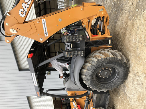 2019 Case 580N EP Canopy, 4WD, 1-Way Aux Hydraulics, Pilot Controls, Ride Control and Loader Aux Hydraulics, 900 LB. Front CWT, 82" HD LONG LIP (1 CU. YD.) W/BOCE AND LIFT EYES, FLIP OVER/STABILIZER PADS COMB