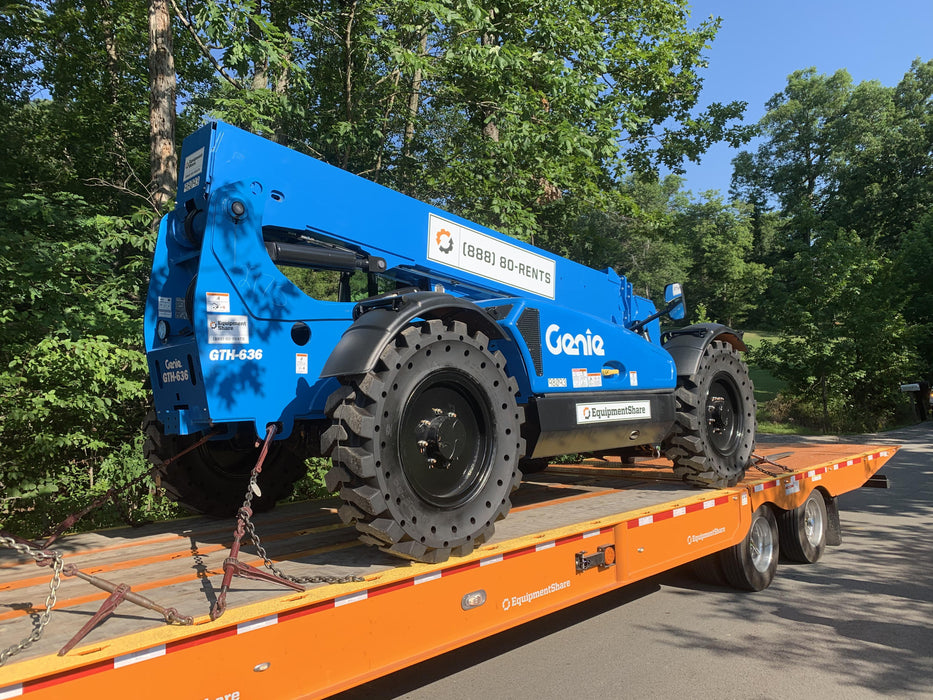 2020 Genie GTH-636 Cab/Heat/Air, Solid Tires, Work Lights, Beacon, Aux Hydraulics, Back up Alarm