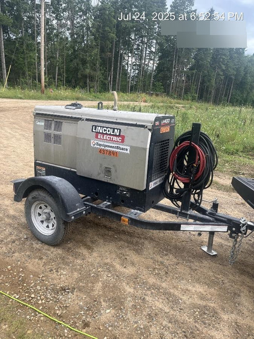 2024 Lincoln Electric LE400 Kubota V1505, Trlr, Cable Rack, Light Kit, ES Decals, T3