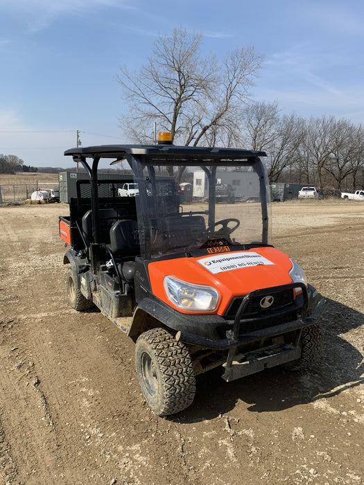 2020 Kubota RTV-X1140W-H 4WD utility cart -LED strobe -Windshield tempered glass -Plastic canopy -Wire harness kit -Backup alarm