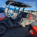 2022 Kubota RTV-X1140W-H Plastic Canopy, Windshield Acrylic Clear, LED Strobe Light, Wire Harness Kit, Back up Alarm