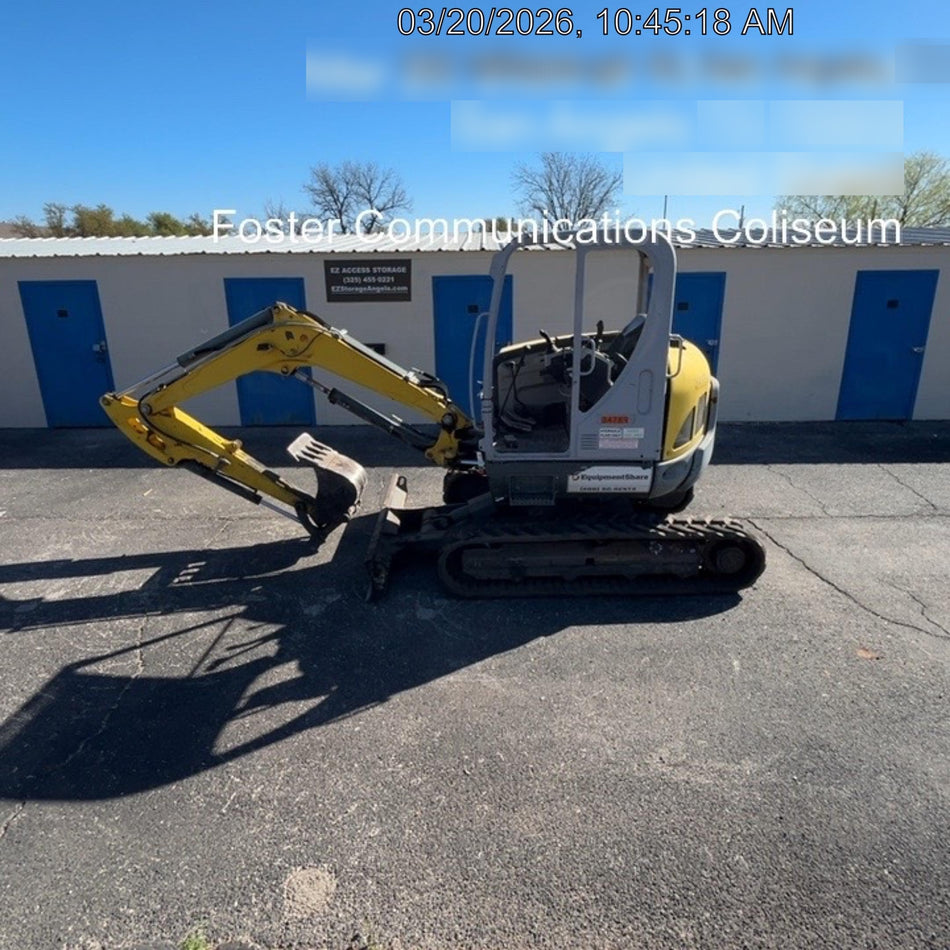 2019 Wacker Neuson EZ53 Open ROPS, Long Dipperstick, T4, VDS Manual QC, Buckets: 12/18/24", Hydraulic Thumb