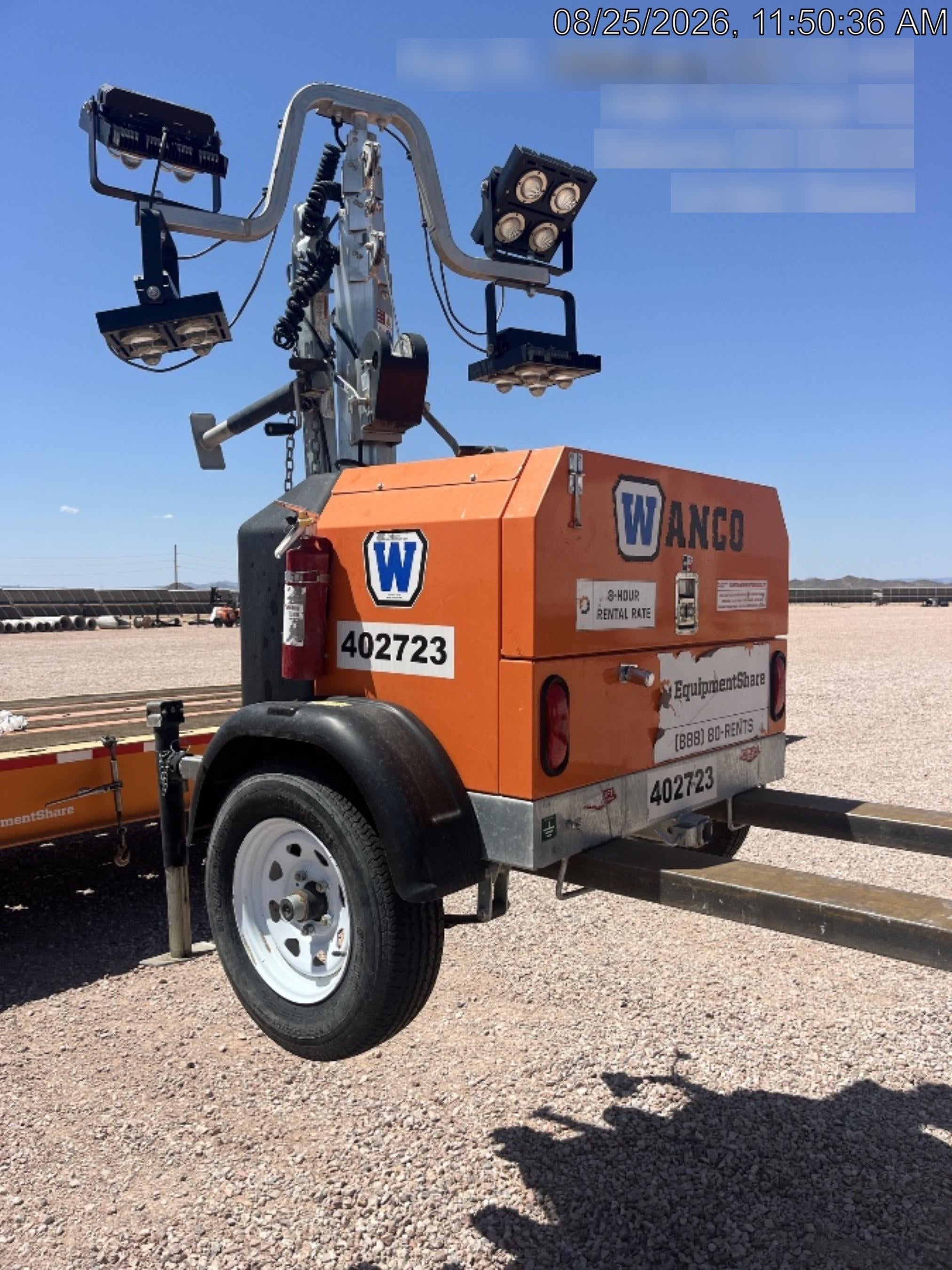 2024 Wanco WLTT-4MM4K Diesel, Deep Sea Controller, Shore Power Plug, Auto Start, (4) 350W LED Floodlights, 4kW Generator, 60 Gal Fuel Tank, 2" Ball, T3