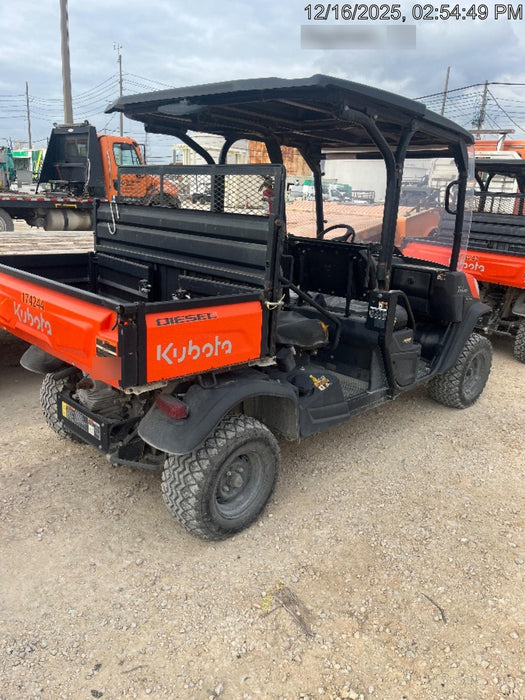 2021 Kubota RTV-X1140W-H Plastic Canopy, Windshield Acrylic Clear, LED Strobe Light, Wire Harness Kit, Back up Alarm