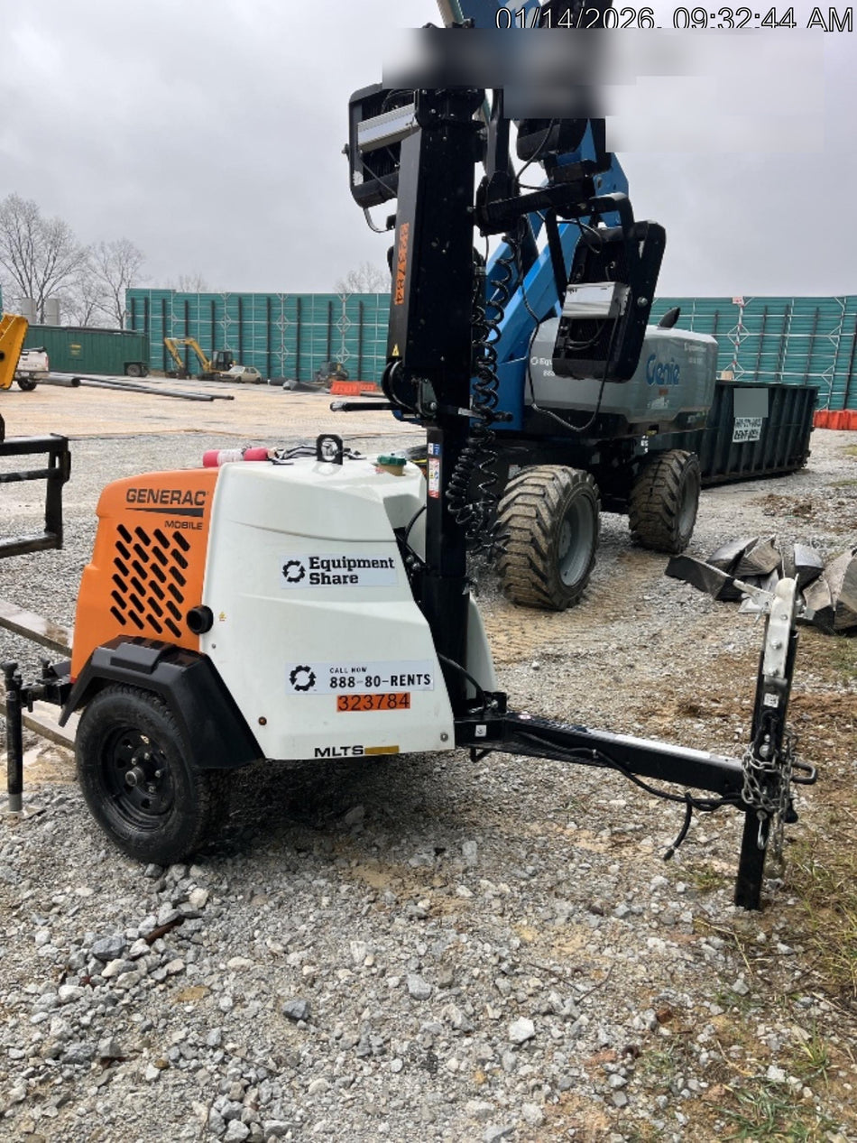 2023 Generac MLT2 Diesel, Flex Switch 120V Input, Powerzone Controller, (4) 320W LED Lights, 4kW Generator, 39.9 Gal Fuel Tank, 2" Ball, T3