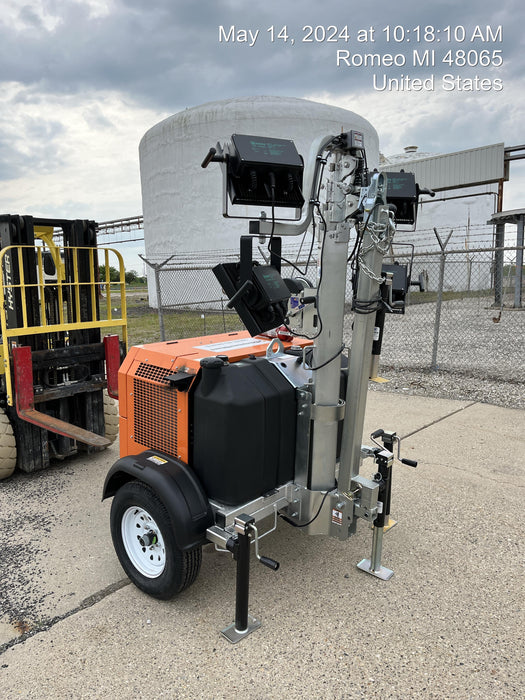 2024 Wanco WLTT-4MM4K Diesel, Deep Sea Controller, Shore Power Plug, Auto Start, (4) 350W LED Floodlights, 4kW Generator, 60 Gal Fuel Tank, 2" Ball, T3