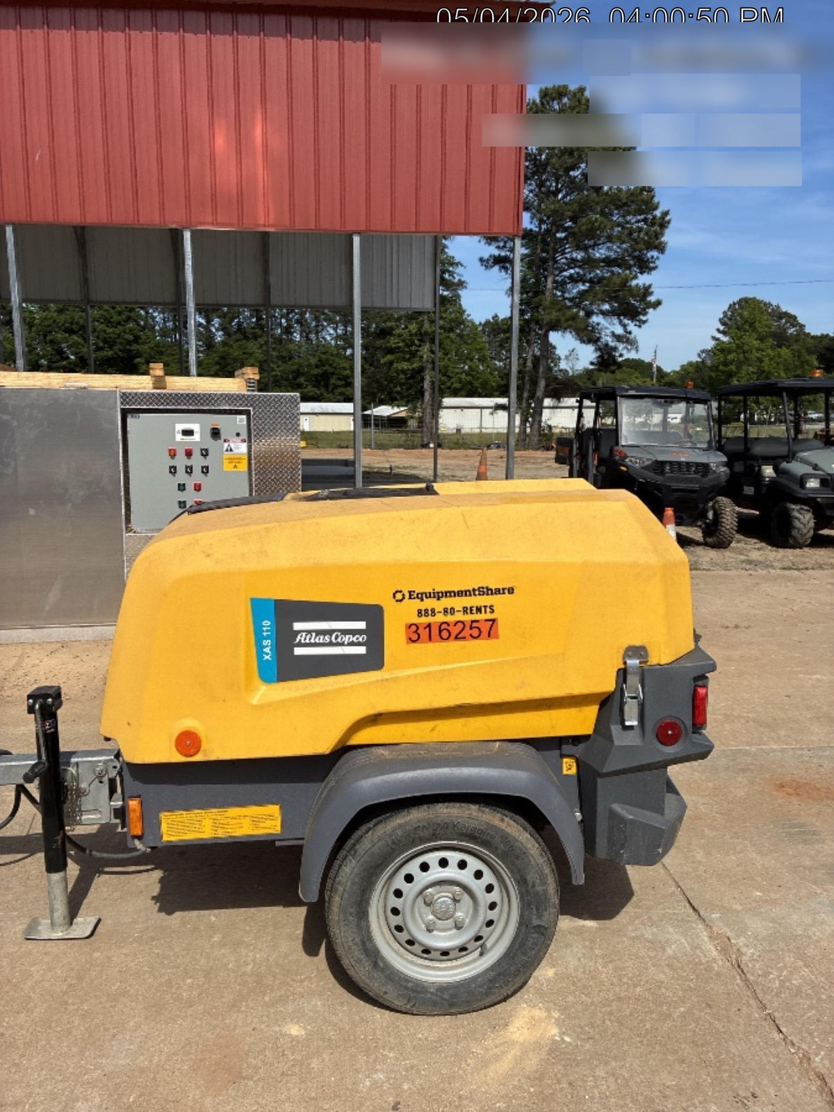2023 ATLAS COPCO XAS 110