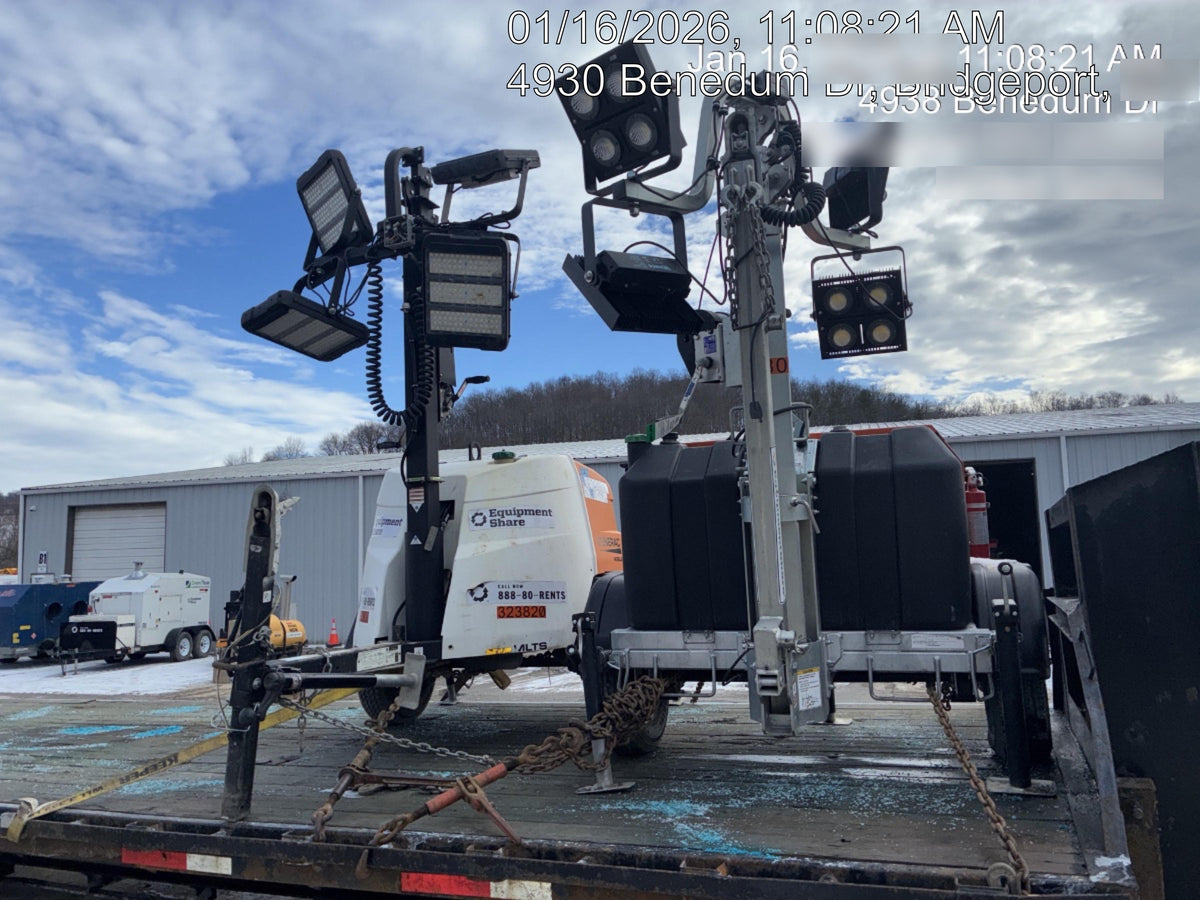 2023 Generac MLT2 Diesel, Flex Switch 120V Input, Powerzone Controller, (4) 320W LED Lights, 4kW Generator, 39.9 Gal Fuel Tank, 2" Ball, T3