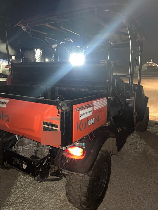 2022 Kubota RTV-X1140W-H Plastic Canopy, Windshield Acrylic Clear, LED Strobe Light, Wire Harness Kit, Back up Alarm