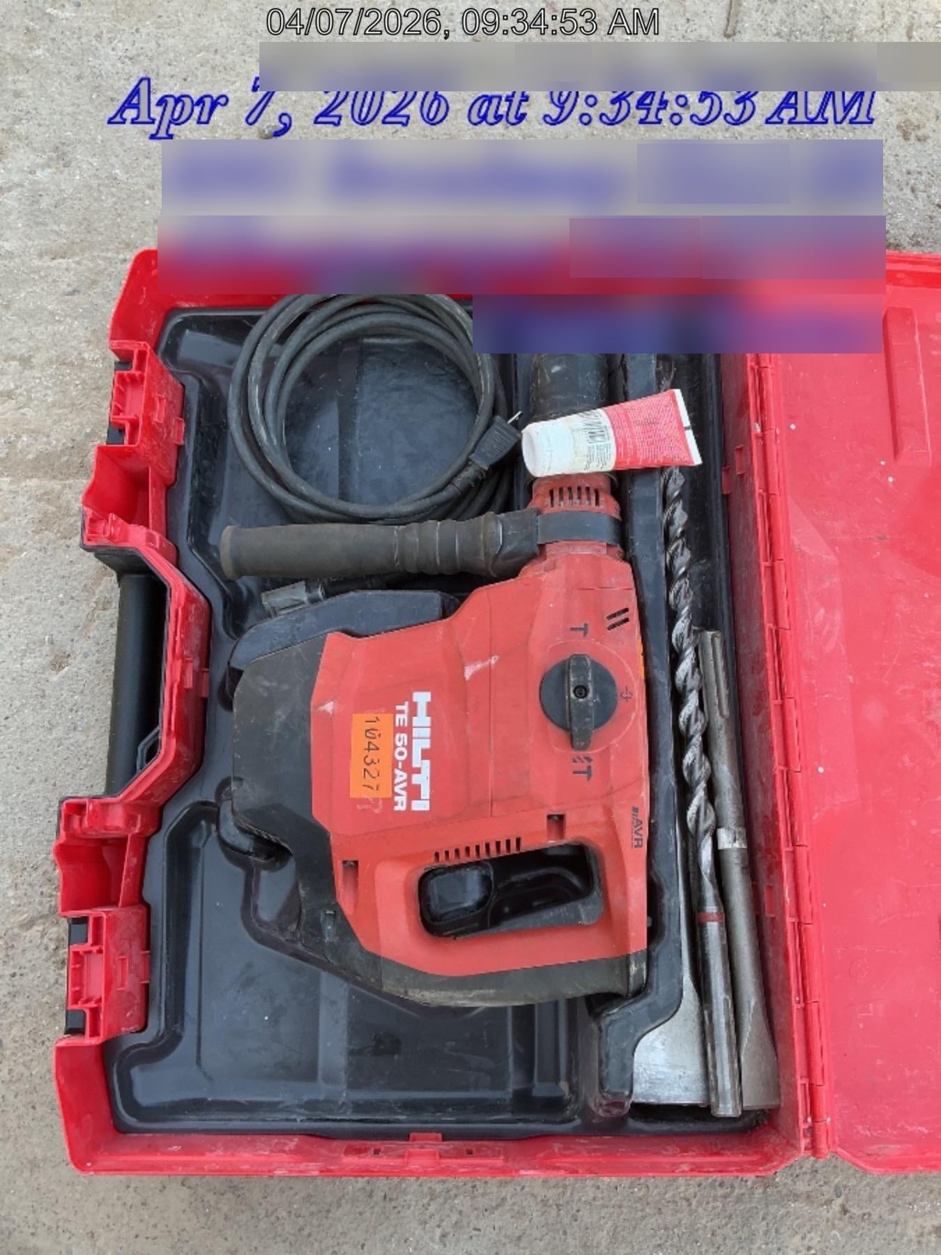 2020 HILTI TE 50-AVR