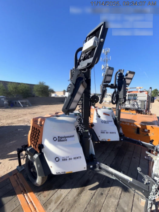 2023 Generac MLT2 Diesel, Flex Switch 120V Input, Powerzone Controller, 
(4) 320W LED Lights, 4kW Generator, 39.9 Gal Fuel Tank, 2" Ball, T3