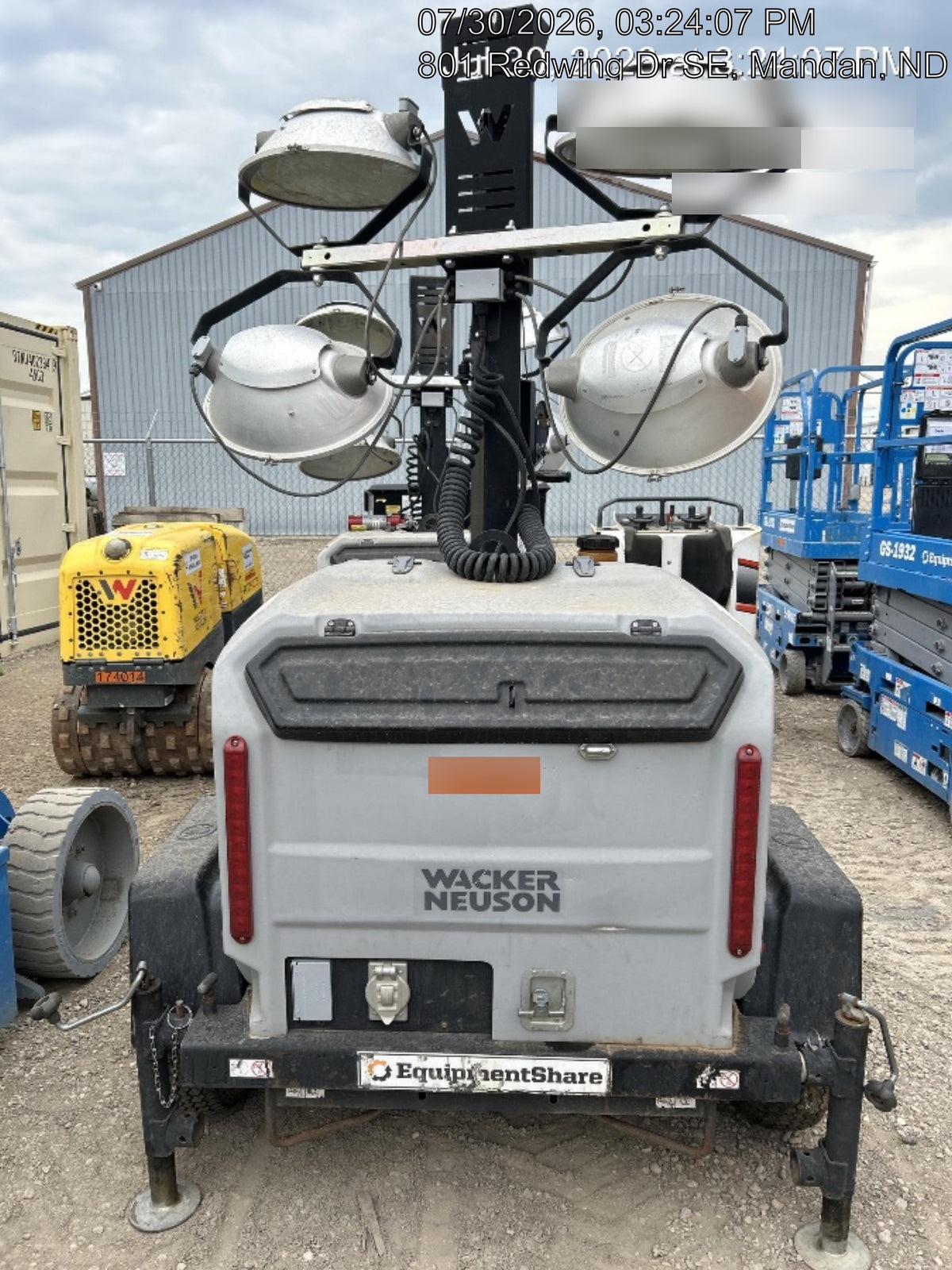 2019 Wacker Neuson LTV6L-MH Standard Options
