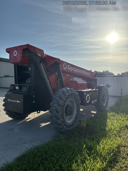 2019 Manitou 12042 Canopy, 120 HP , Solid Tires, Work Lights, Lift Hook, Auxiliary Hydraulics 66" Carriage and 60" Forks