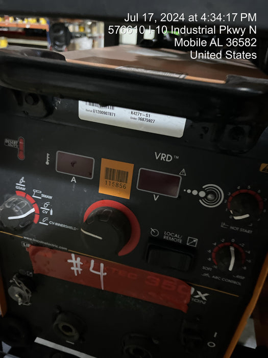 2020 LINCOLN ELECTRIC FLEXTEC 350X