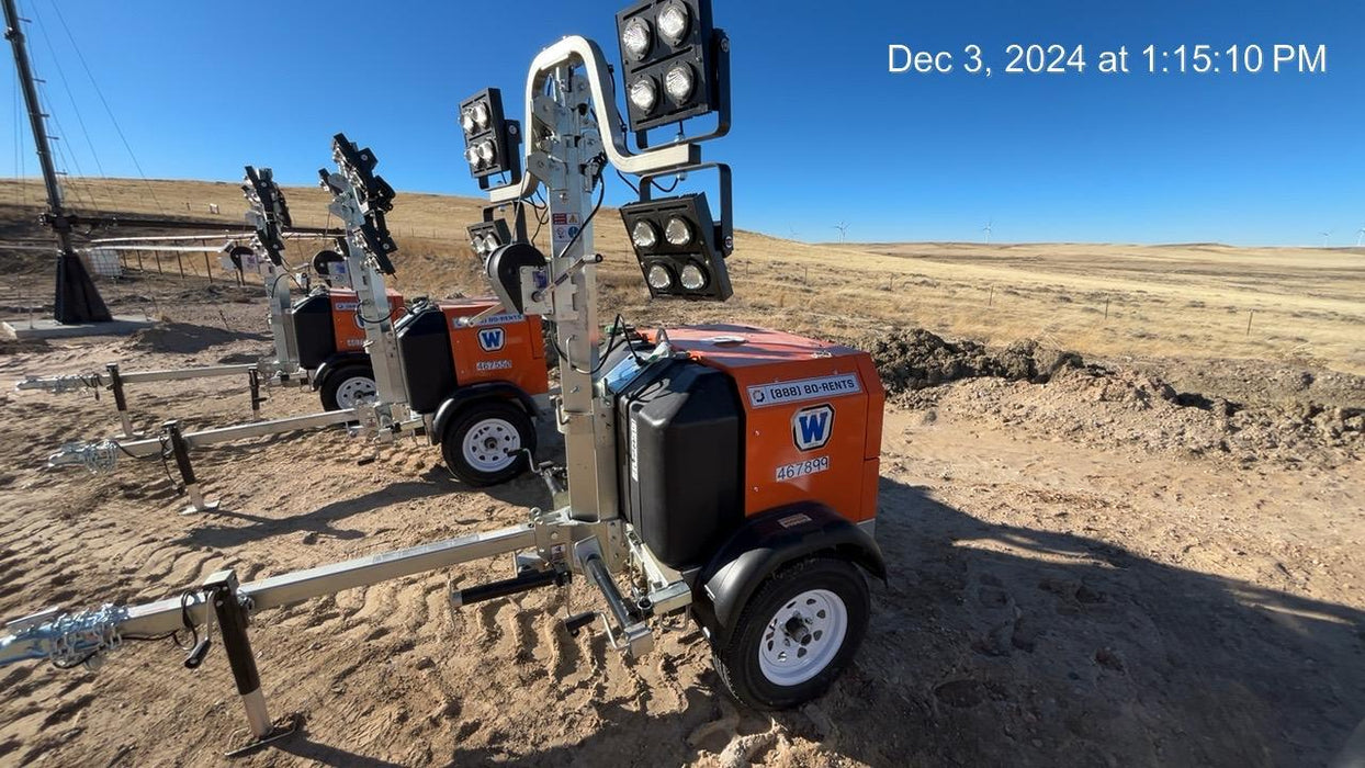 2024 Wanco WLTT-4MM4K Diesel, Deep Sea Controller, Shore Power Plug, Auto Start, (4) 350W LED Floodlights, 4kW Generator, 60 Gal Fuel Tank, 2" Ball, T3