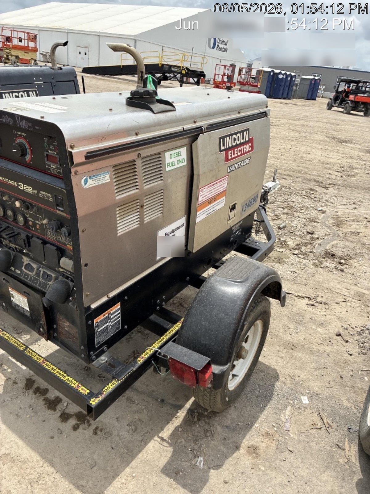 2021 Lincoln Electric Vantage 322 Ready Pak 3
