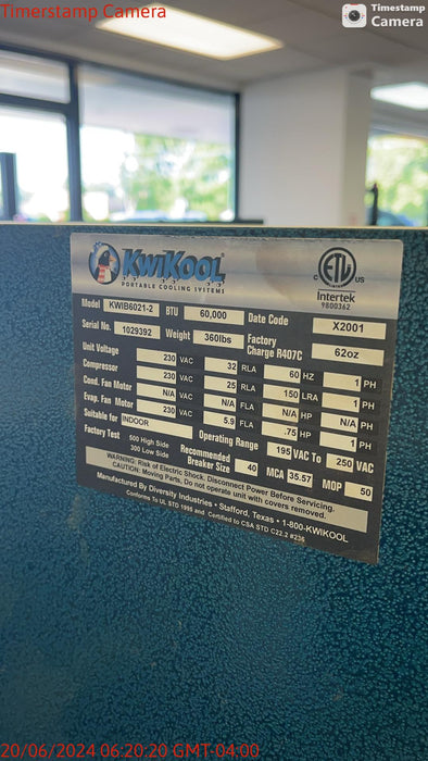 2023 KWIKOOL KWIB6021-2