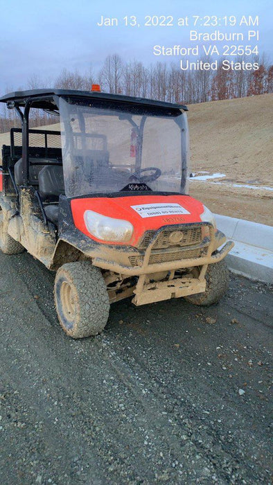Kubota RTV-X1140W-H Plastic Canopy, Windshield Acrylic Clear, LED Strobe Light, Wire Harness Kit, Back up Alarm