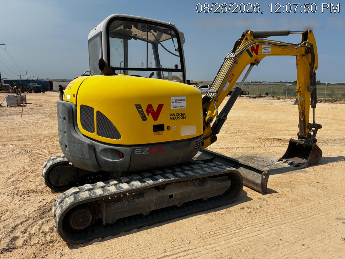 Wacker Neuson EZ53 EZ53-MX, Track, Cab, Bucket