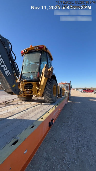 2020 John Deere 310LEP Cab/Heat/Air, 4WD, Standard Stick, Pilot Controls, 2 Way Hydraulics, TAG Manual QC