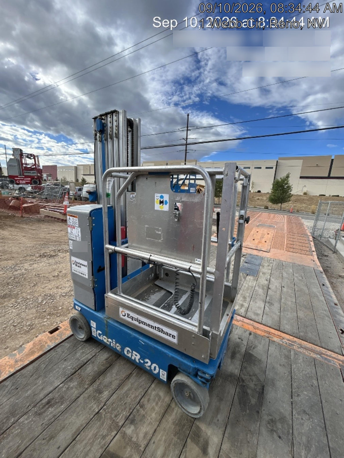 2019 GENIE GR-20