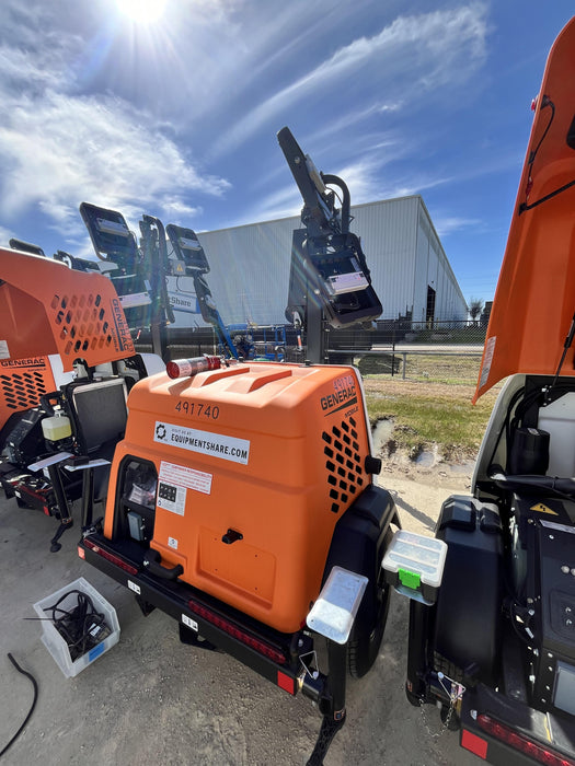 2025 Generac MLTS-4 Diesel, Mitsubishi L2E, 7.1 hp @1800 rpm, Flex Switch 120V Input, Powerzone Controller, (4) 320W LED Lights, 4kW Generator, 39.9 Gal Fuel Tank, 2" Ball, ES Decals