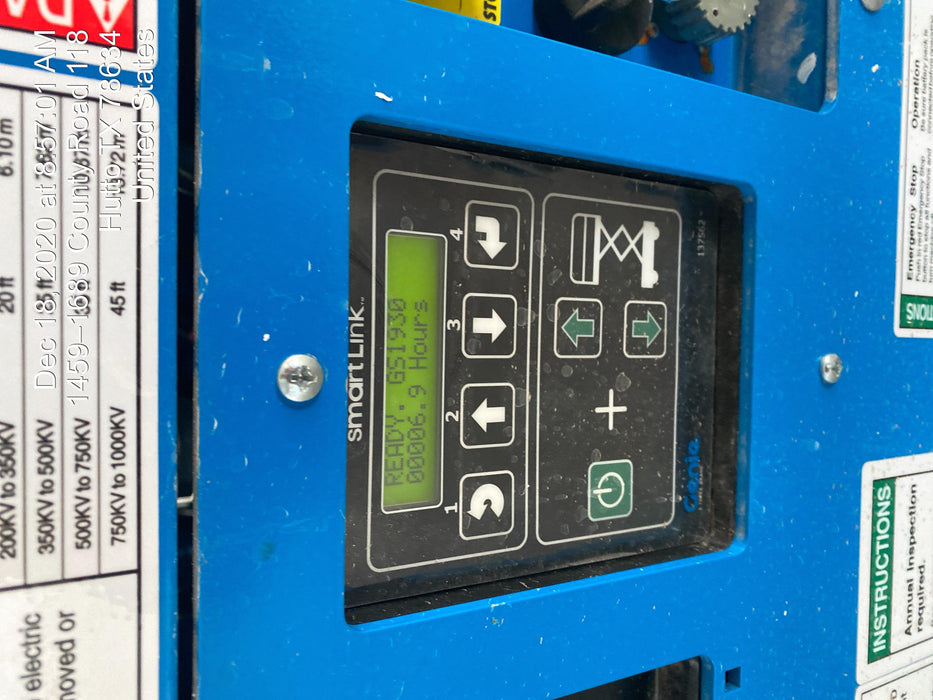 2020 Genie GS-1930 Solid Non Marking Tires, Beacon, Folding rails with half height swing gate